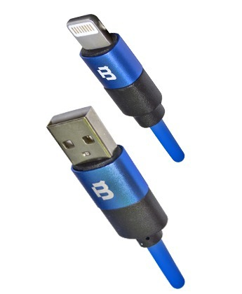 Cable Lightning Blackpcs Azul 1M Cablp-2
