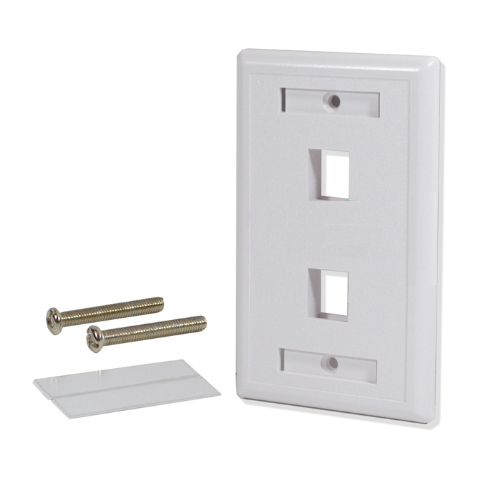 Placa De Pared Logico 2 Color Blanco Abs Sinteticos Wp302