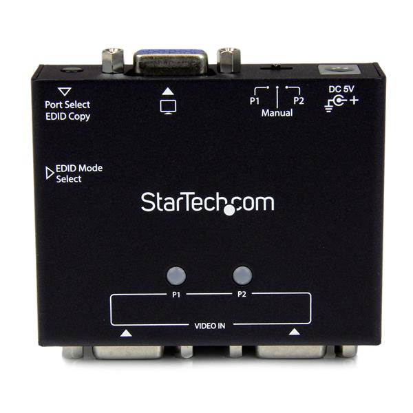 Switch Startech Automático De Video Vga De 2 Puertos St122Vga