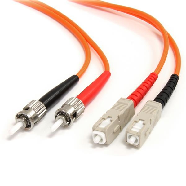 Cable Fibra Óptica Startech St Macho A Sc Macho 1M Naranja