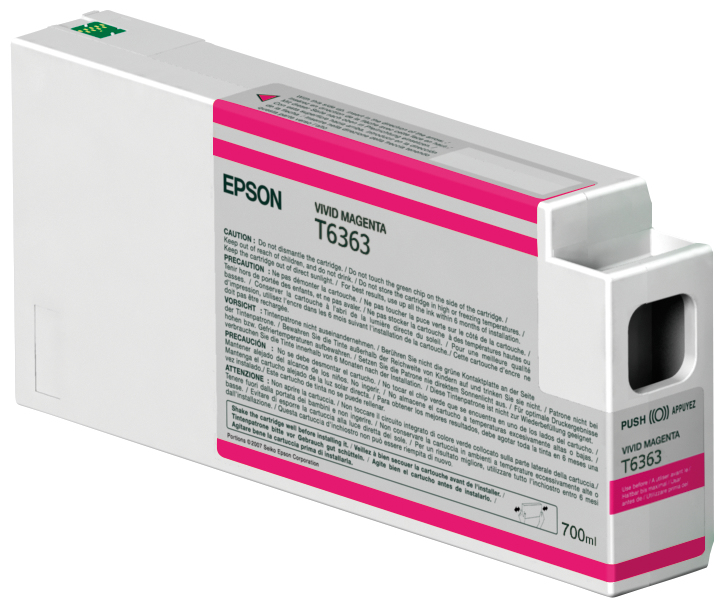 Cartucho Epson Stylus Pro T636 Magenta Vivid 7890/9890 700Ml(T636300)