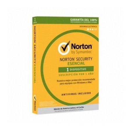 Antivirus Norton Esencial 1 Licencia 1 Año(S). 21378179