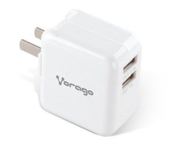 Cargador De Pared Vorago 2 Puertos Au-100