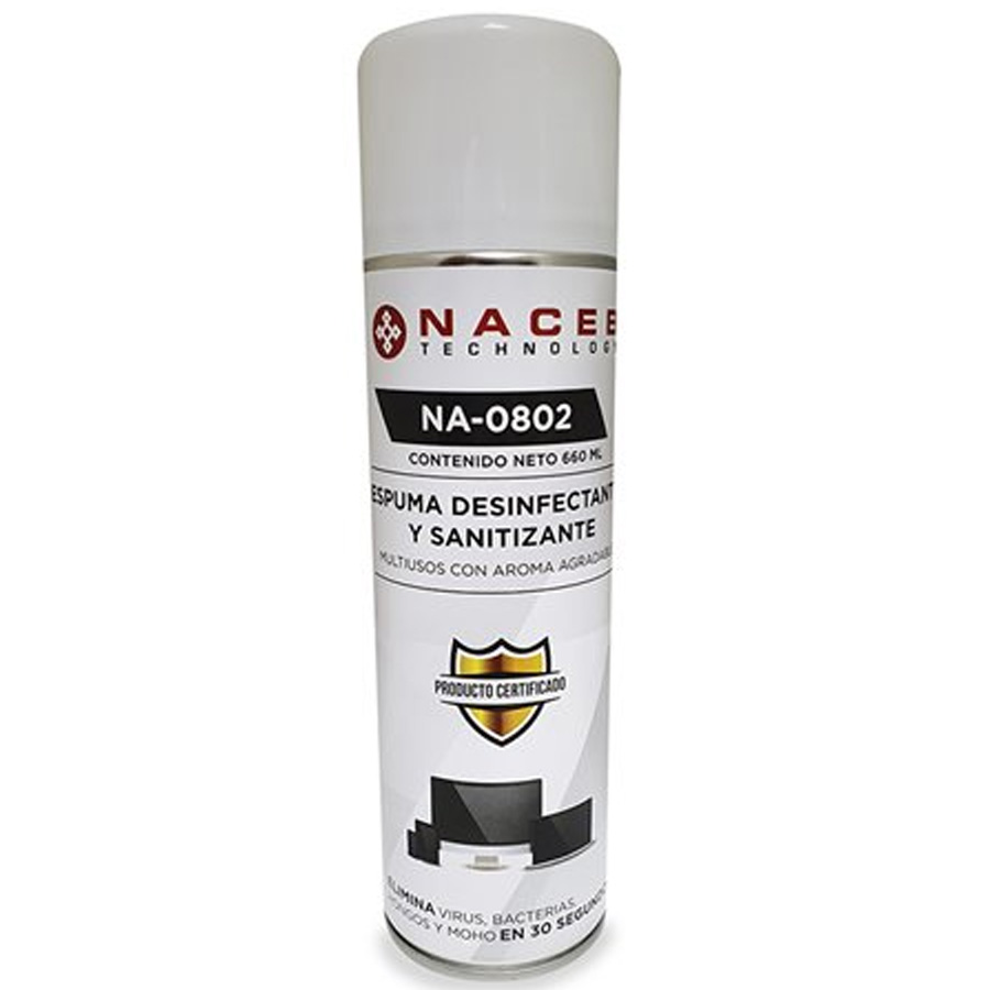 Espuma Desinfectante Naceb Na-0802 Sanitizante 660Ml