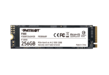 Unidad Ssd M.2 Patriot P300 256Gb 2280 Pcie Gen 3 P300P256Gm28