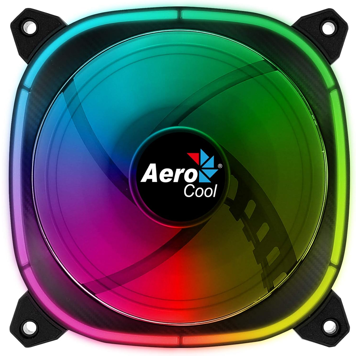 Ventilador Aerocool Astro 12 Rgb 120Mm 1000Rpm Negro Astro12