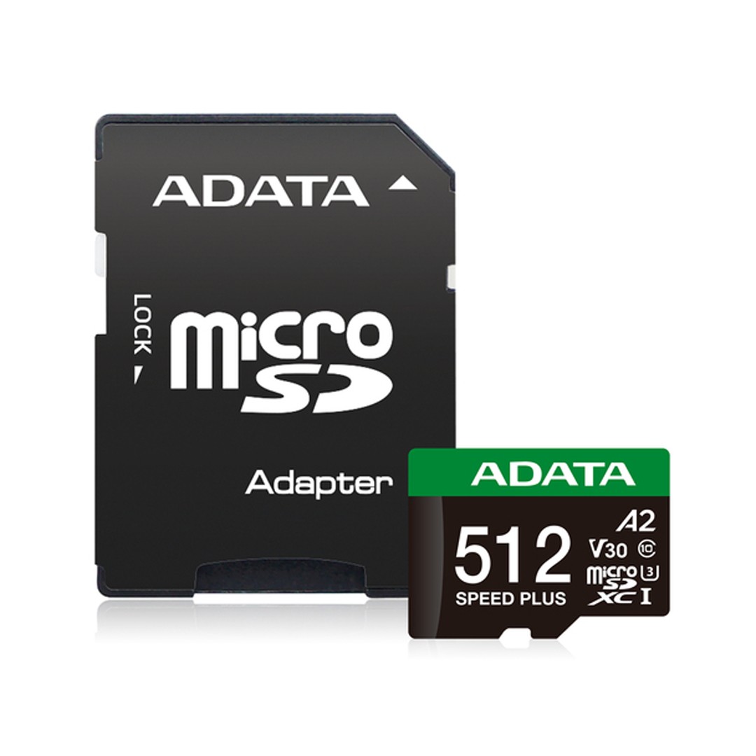 Memoria Micro Sdxc Adata 512Gb Uhs-I Class 10 Ud512Gui3V30A2Sp-Ra1