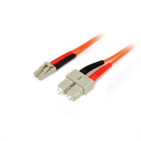 Cable Fibra Optica Startech.Com Om2 Lc Macho - Sc Macho 3M Naranja