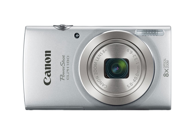 Camara Digital Canon Powershot Elph 180, 20Mp, Zoom 8X, Plata