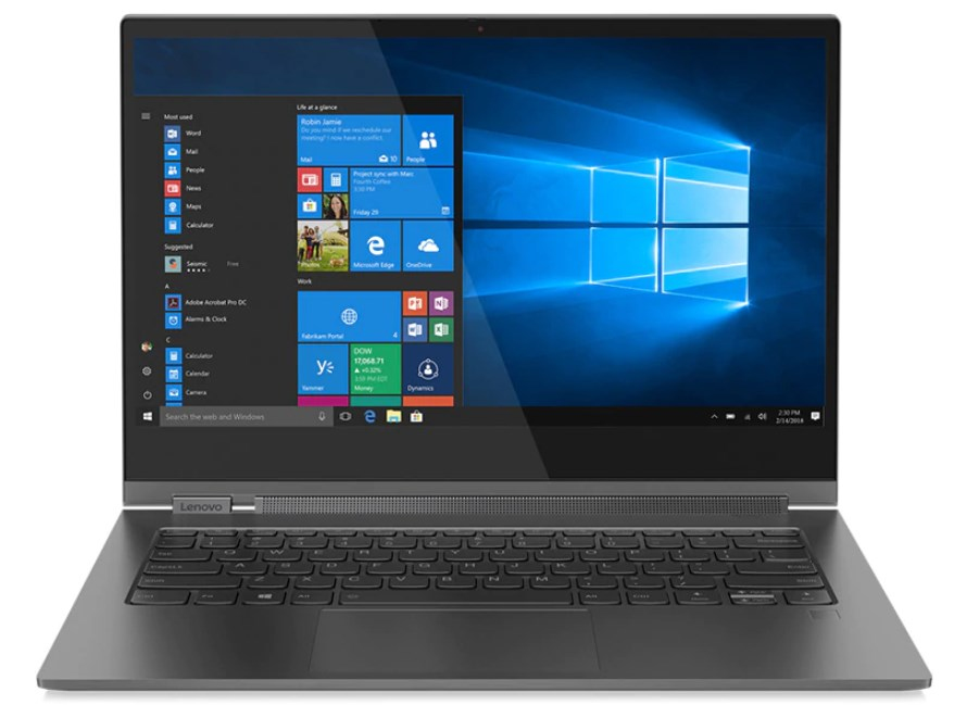 Laptop Lenovo Yoga C930 Core I7 8550 8G 256G 13.9" Touch W10 81C40054L