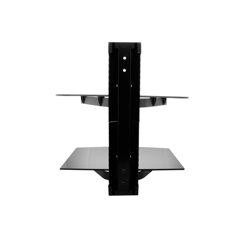 Repisa Para Componentes Xtech 2 Peldaños Vidrio Negro C