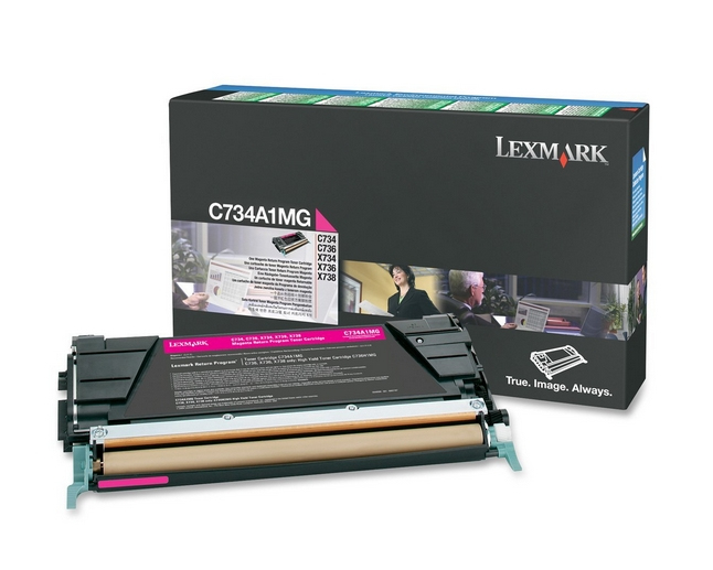 Toner Lexmark C734A1Mg Magenta 6000 Paginas