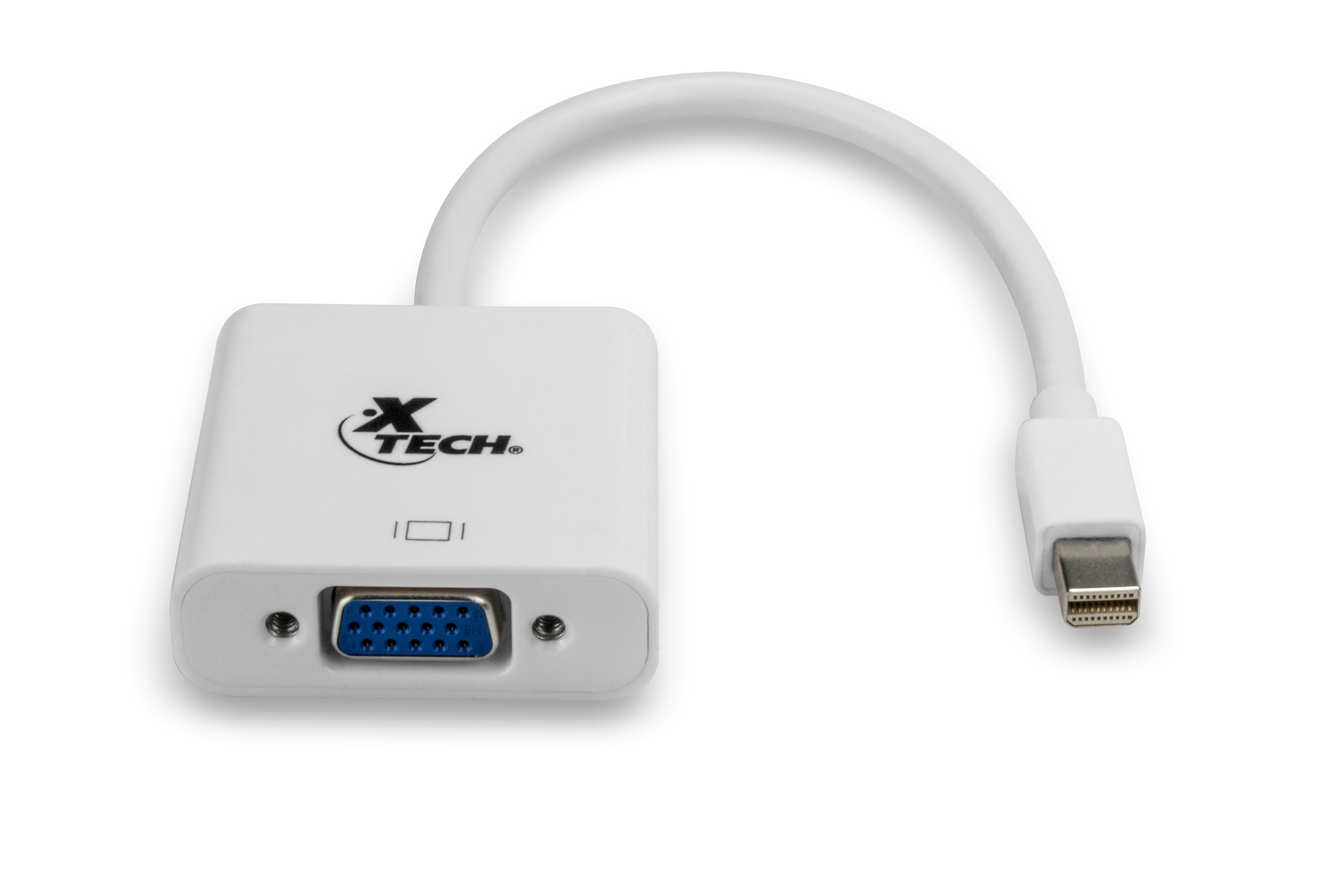 Adaptador Mini Displayport A Vga Xtech Xtc-340 Blanco