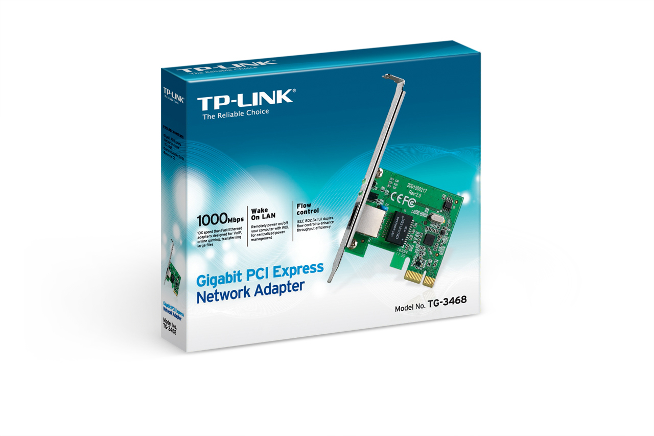 Tarjeta De Red Alambrica Pci Express Tp Link Tg-3468 10/100/1000
