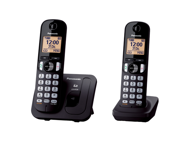 Telefono Inalambrico Panasonic Dect 6.0 Kx-Tgc212Meb Negro