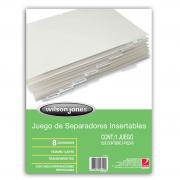 Separador Acco Ie-80 Wilson Jones 6128 Carta 8 Divisiones