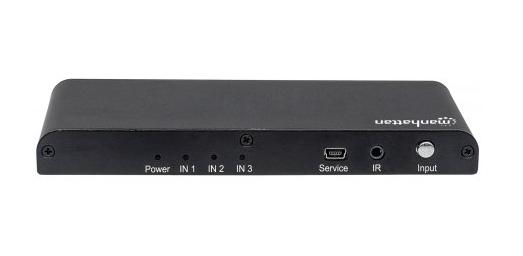 Video Splitter Manhattan Hdmi Uhdtv 4K@60Hz, 3 In : 1 Out 207553