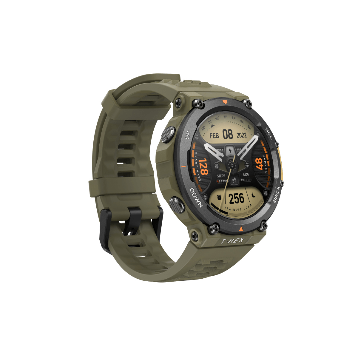 Smartwatch Amazfit T-Rex 2 Touch Android/Ios Resistente Al Agua/Golpes Bt 5.0 Verde 850037656622