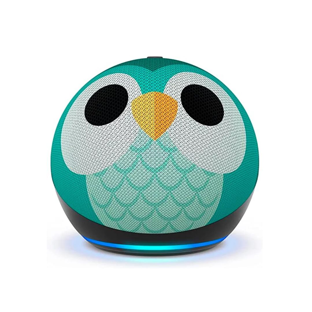 Amazon Echo Dot Kids Asistente De Voz Inteligente Con Alexa Wi-Fi Diseño De Búho Turquesa B09Bcd1Yb