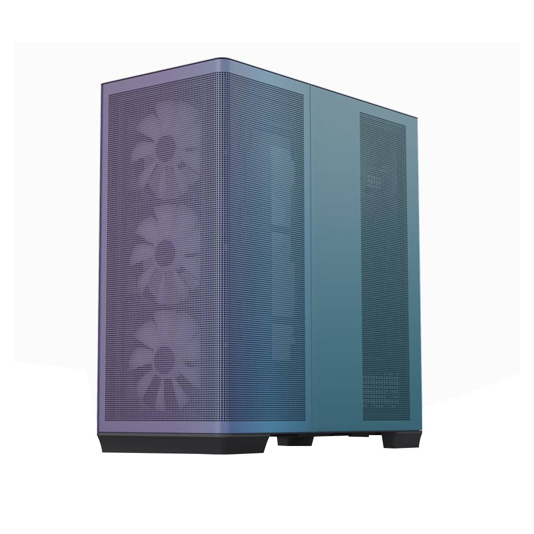 Gabinete Gamer Apnx C1 Chroma Flair Midi Tower Atx Usb-C 3.0 4711099474349