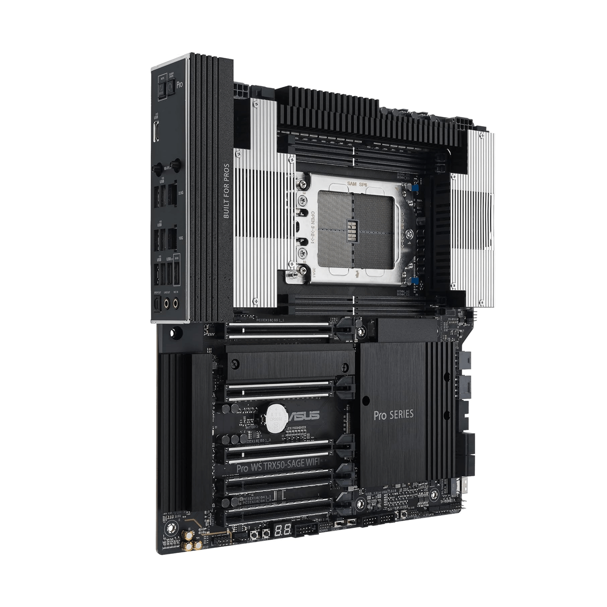 Tarjeta Madre Asus Pro Ws Trx50-Sage Wifi-Si Wifi6E Amd5 Tr5 Serie 7000 Pcie 5.0 M.2