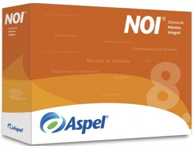 Aspel Noi V8.0 -Sistema Nomina Integral 1 Usr 99 Empresas (Noi1K)