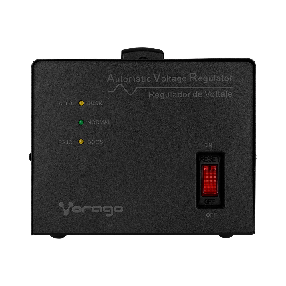 Regulador De Voltaje Vorago Avr-400 3000Va / 1800W Supresor De Picos 4X Contactos