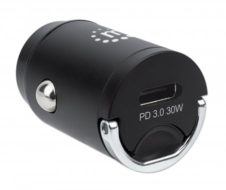 Cargador Manhattan Usb P/Auto 1 Puerto Usb Cpowerd 30Wmini102421