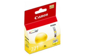 Cartucho De Tinta Canon Cli-221 Amarillo Para Ip3600 (2949B001Aa)