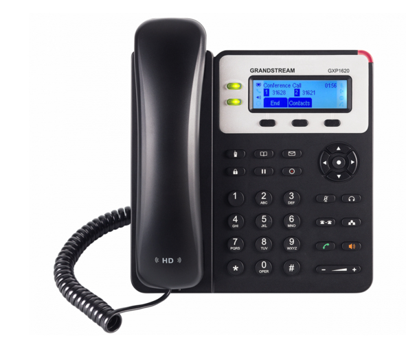 Telefono Ip Grandstream Gxp1625 Si 2 Lineas Negro