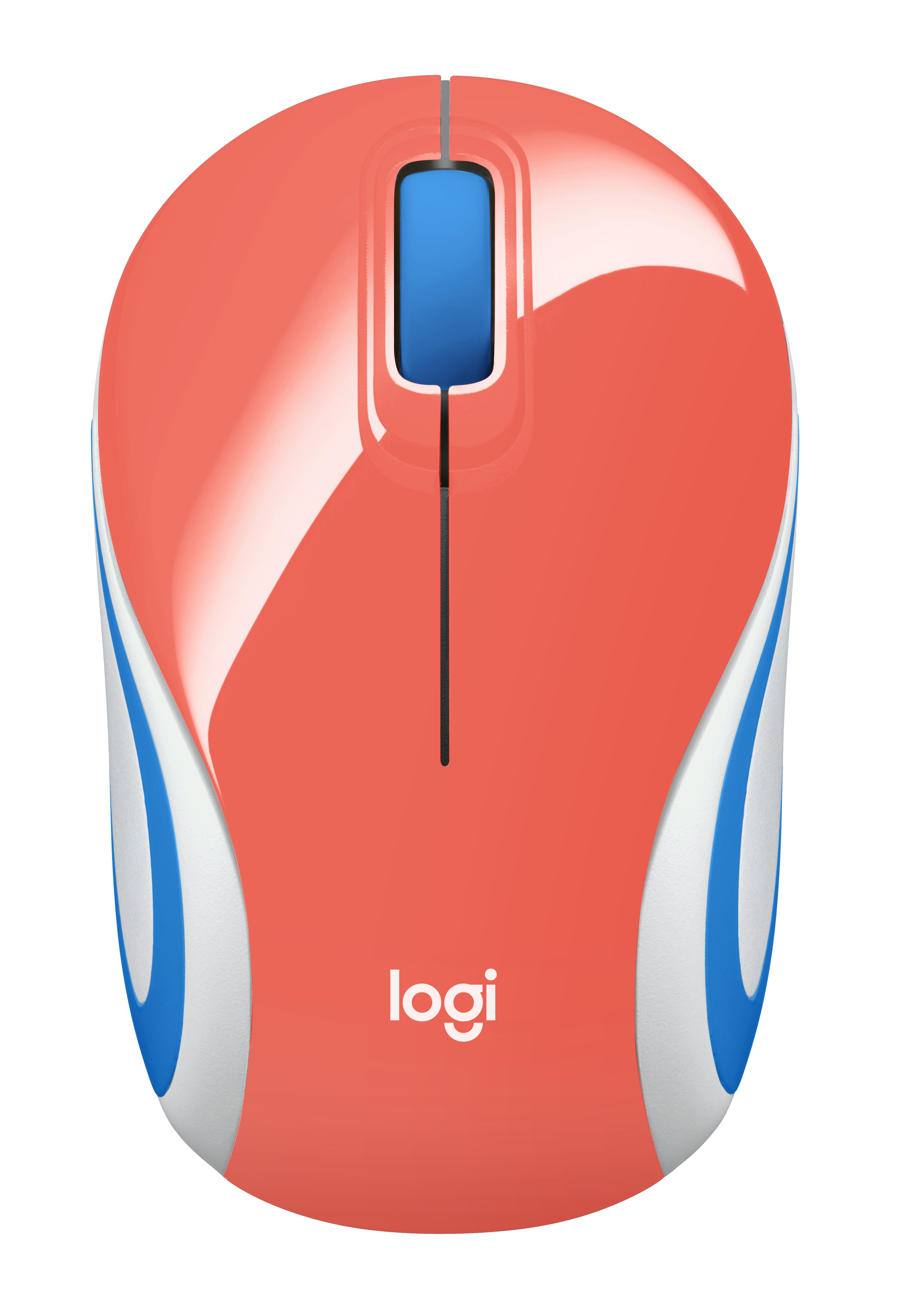 Mouse Mini Logitech Inalambrico M187 Rojo 910-005362