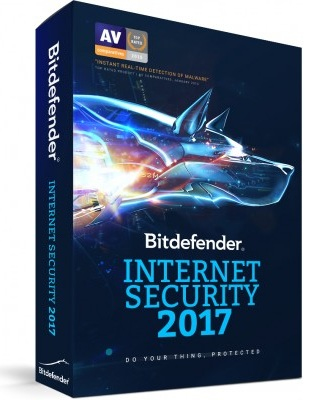 Bitdefender Internet Security 2017 2Yr 1+1 Usr Mx (Tmbd-087)