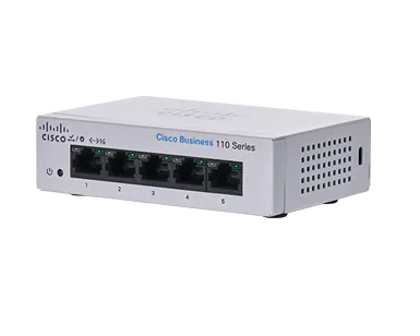 Switch Cisco Cbs110-5T-D-Na No Administrable 5 Puertos 10/100/1000