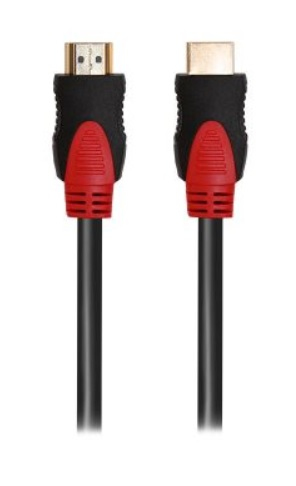 Cable Power & Co. Hdmi 3D Full Hd 1M De Largo Rojo Hdbs1Mrd
