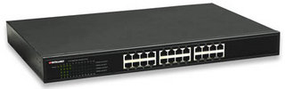 Switch 24 Puertos Montaje Rack 19" 10/100/1000 Mbps Intellinet 524162