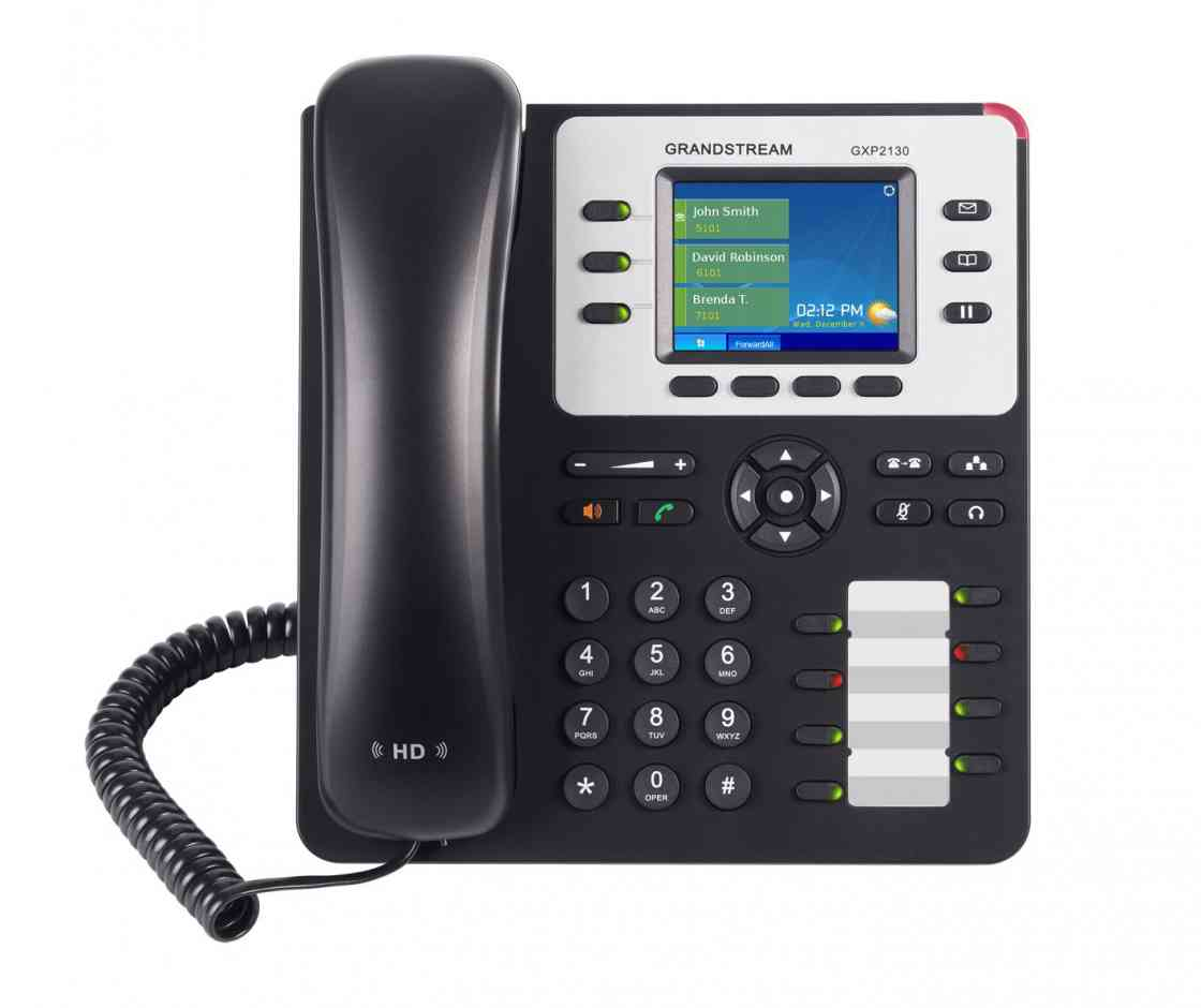 Telefono Ip Grandstream Gxp2130 3 Lineas Negro