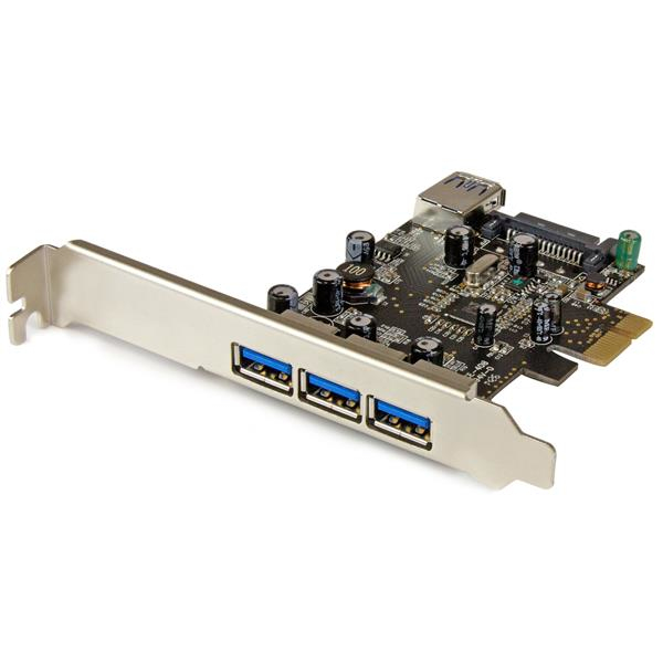 Adaptador Tarjeta Startech Pci Express 4 Usb 3.0 1 Interno Pexusb3S42