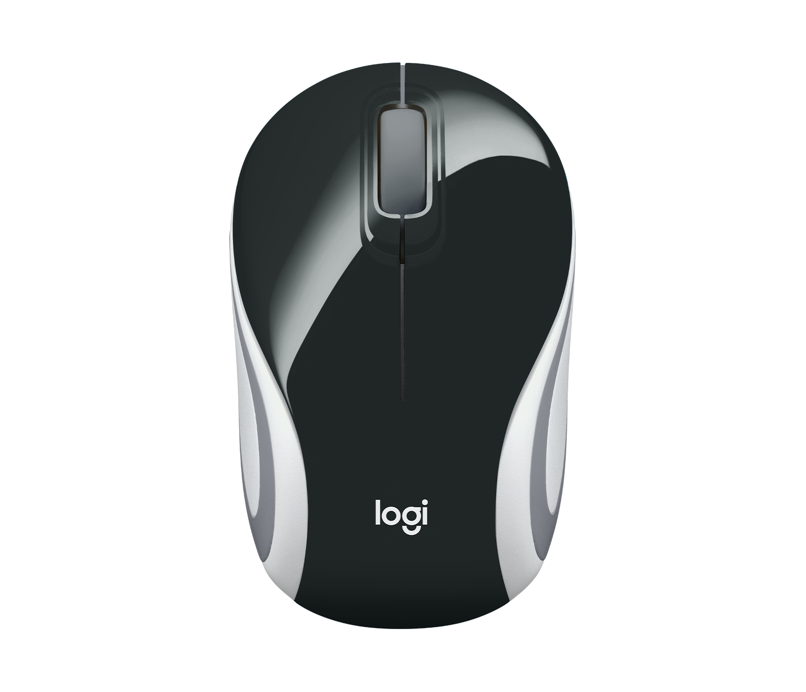 Mouse Logitech M187 Mini Inalambrico Negro & Bco (910-005459)