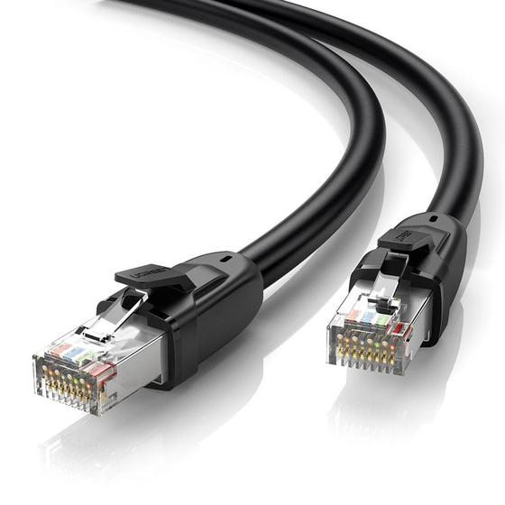 Cable Red Ugreen Nw121 Cat8 1M Black Rj45 25Gbps 2000Mhz