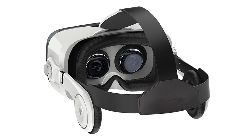 Lentes Realidad Virtual Vr-100 Blanco Audifonos Control De Volumen