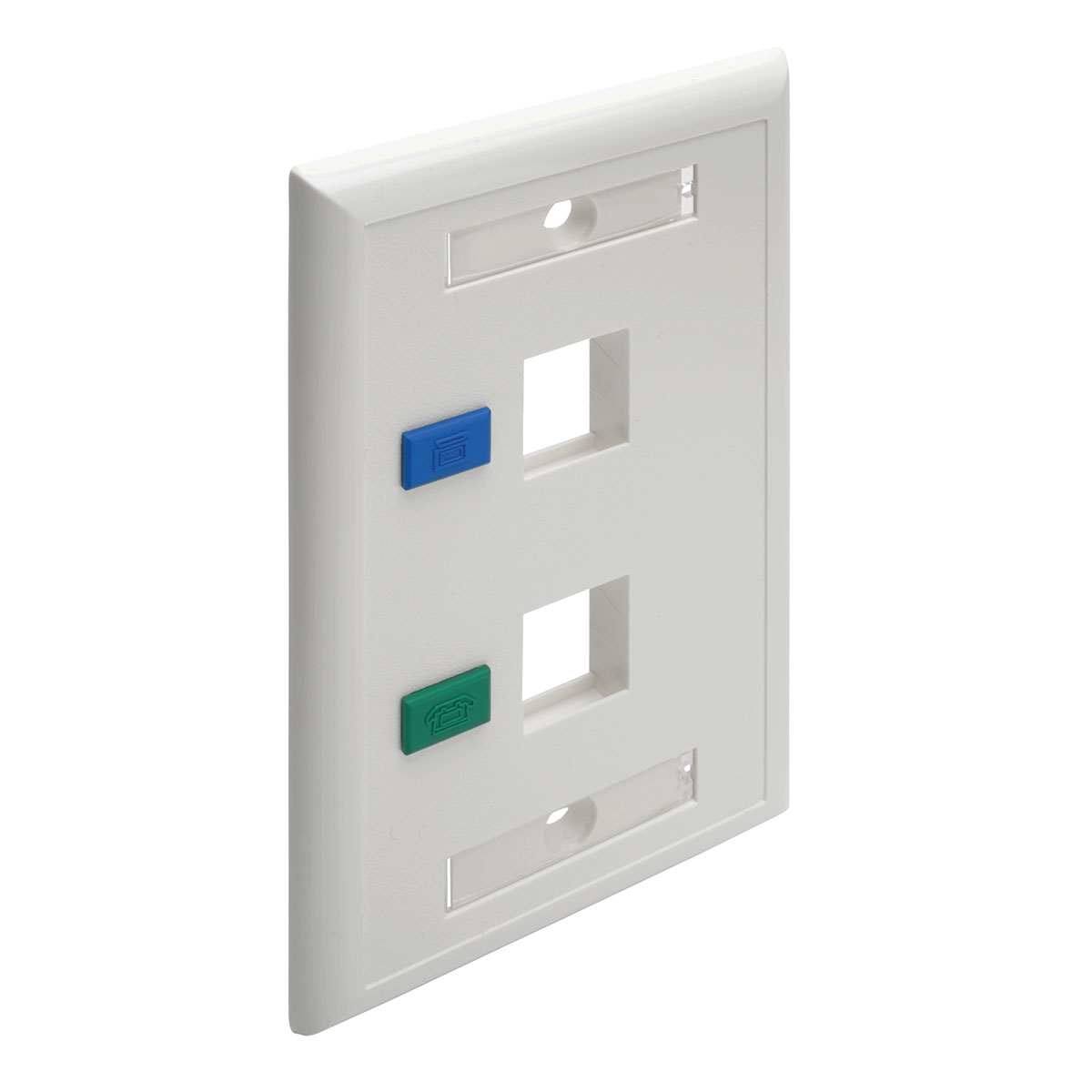 Placa De Pared Tripp Lite 4 Puertos Rj-45 Blanco N042-001-Wh