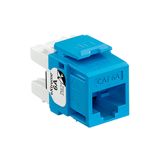 Conector Clasificado Para Canal 10G Azul Leviton 6110G-Rl6