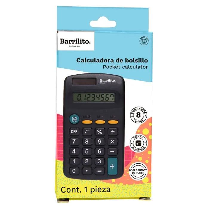 Calculadora Barrilito 7723G De 8 Dígitos Funciones Básicas