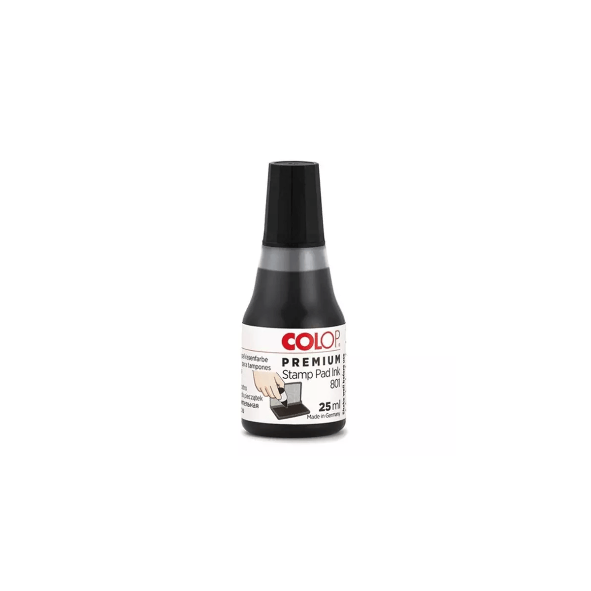 Tinta Barrilito 801N Tipo Gotero Para Cojín 25Ml Negro