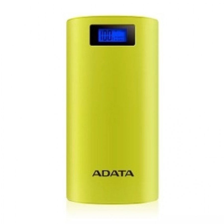 Cargador Portatil Digital Adata P20000D, 20,000Mah Amarillo