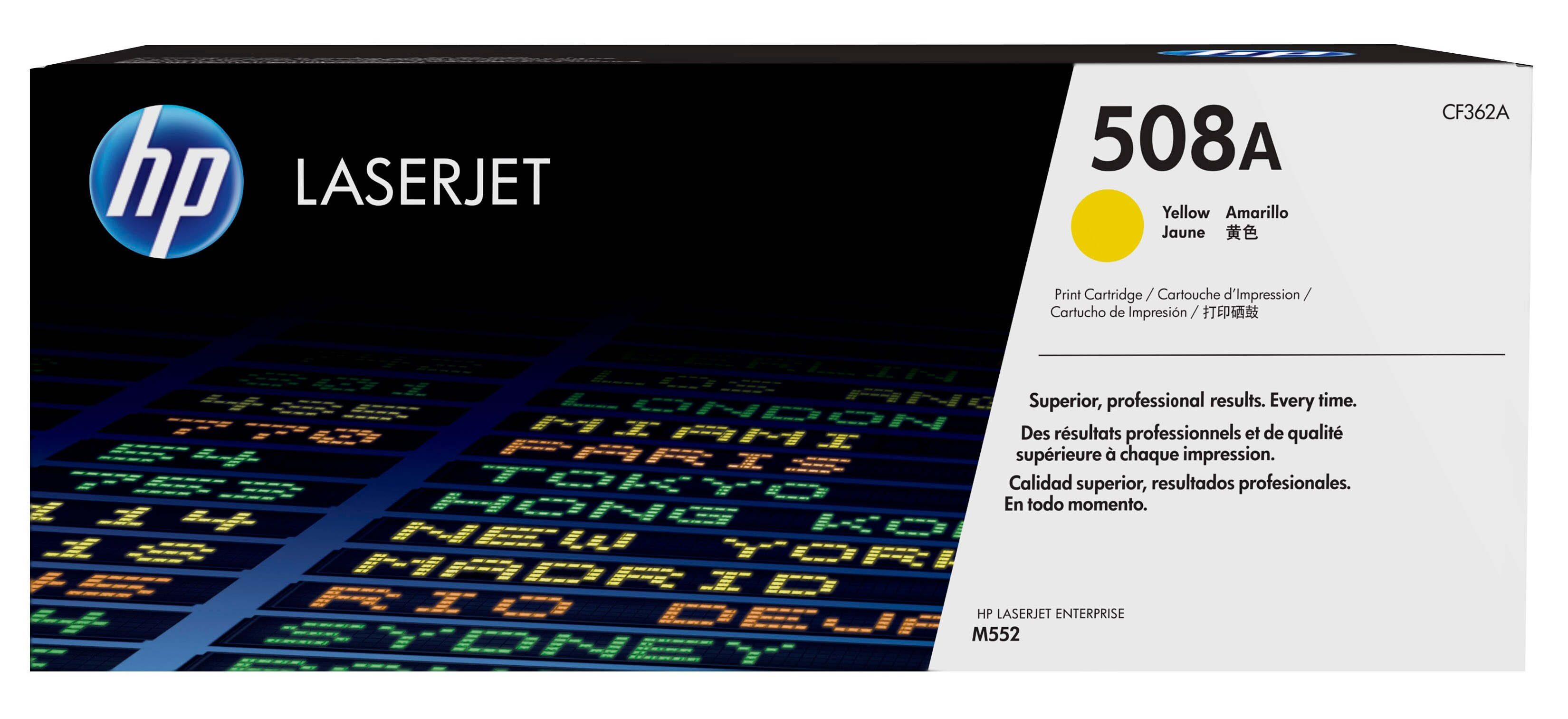 Toner Hp 508A Amarillo Laserjet Para M552 Cf362A