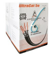 Cable Utp Condumex Ultracat 5E 4Par 24Awg (Cm) Azul Bobina 305M