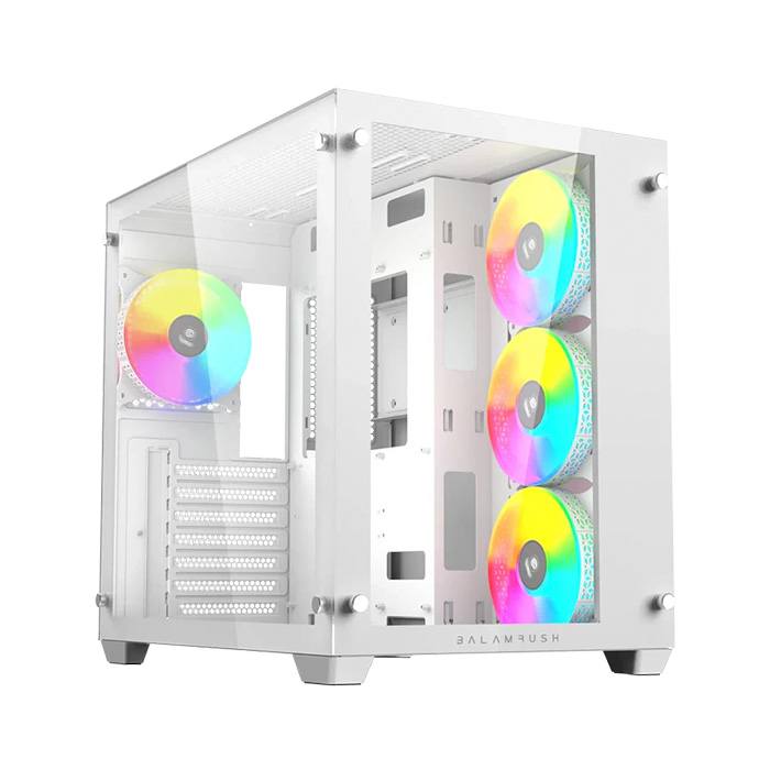 Gabinete Balam Rush Tankpro Gm930 Legend Series Rgb Midi-Tower Micro-Atx Usb 3.0 Blanco Br-935951