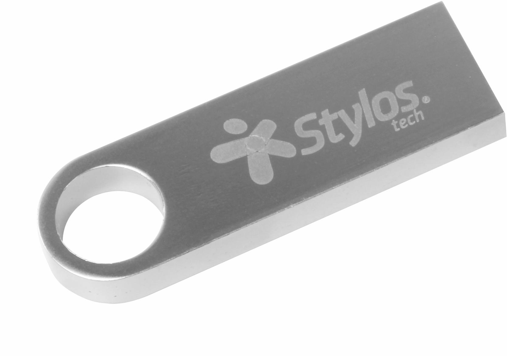 Memoria Usb Stylos Stmusb3B Plata 32 Gb Usb 2.0