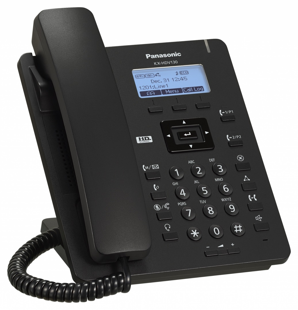 Telefono Ip Panasonic Kx-Hdv130 4 Lineas Altavoz Negro